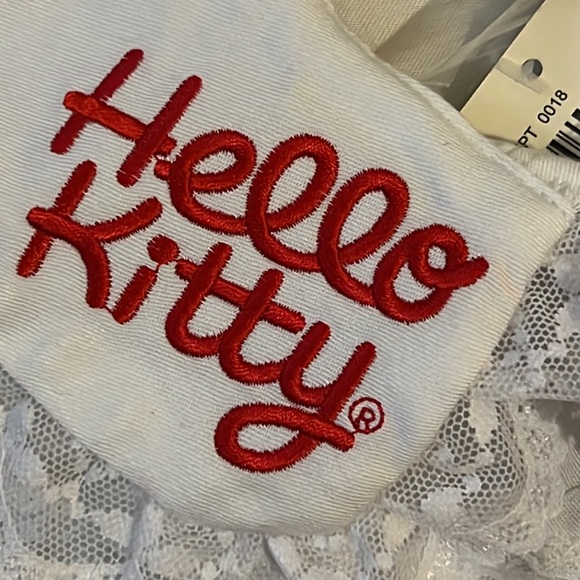 Hello Kitty Lace Woven Button-Up Top - Picture 3 of 16